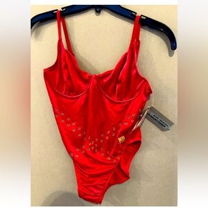 Red Hot Harley Davidson Women’s one piece swimsuit